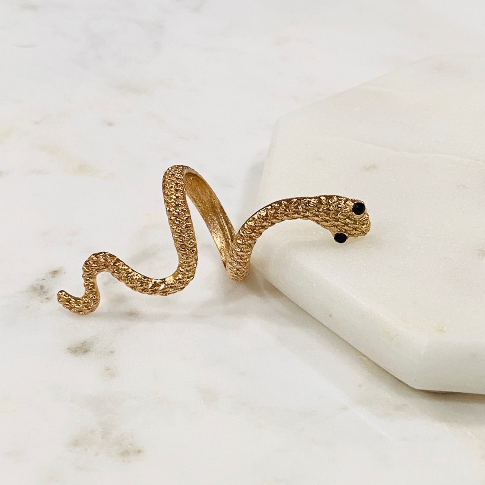 Rose Gold Snake Ring